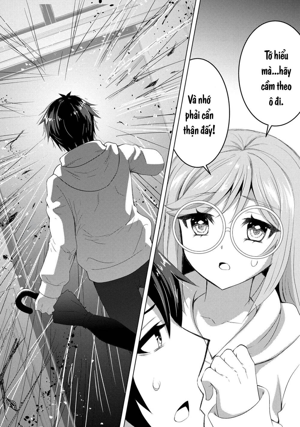 konbini goutou kara tasuketa jimi tenin ga, onaji kurasu no ubude kawaii gyarudatta chapter 4 - Trang 2