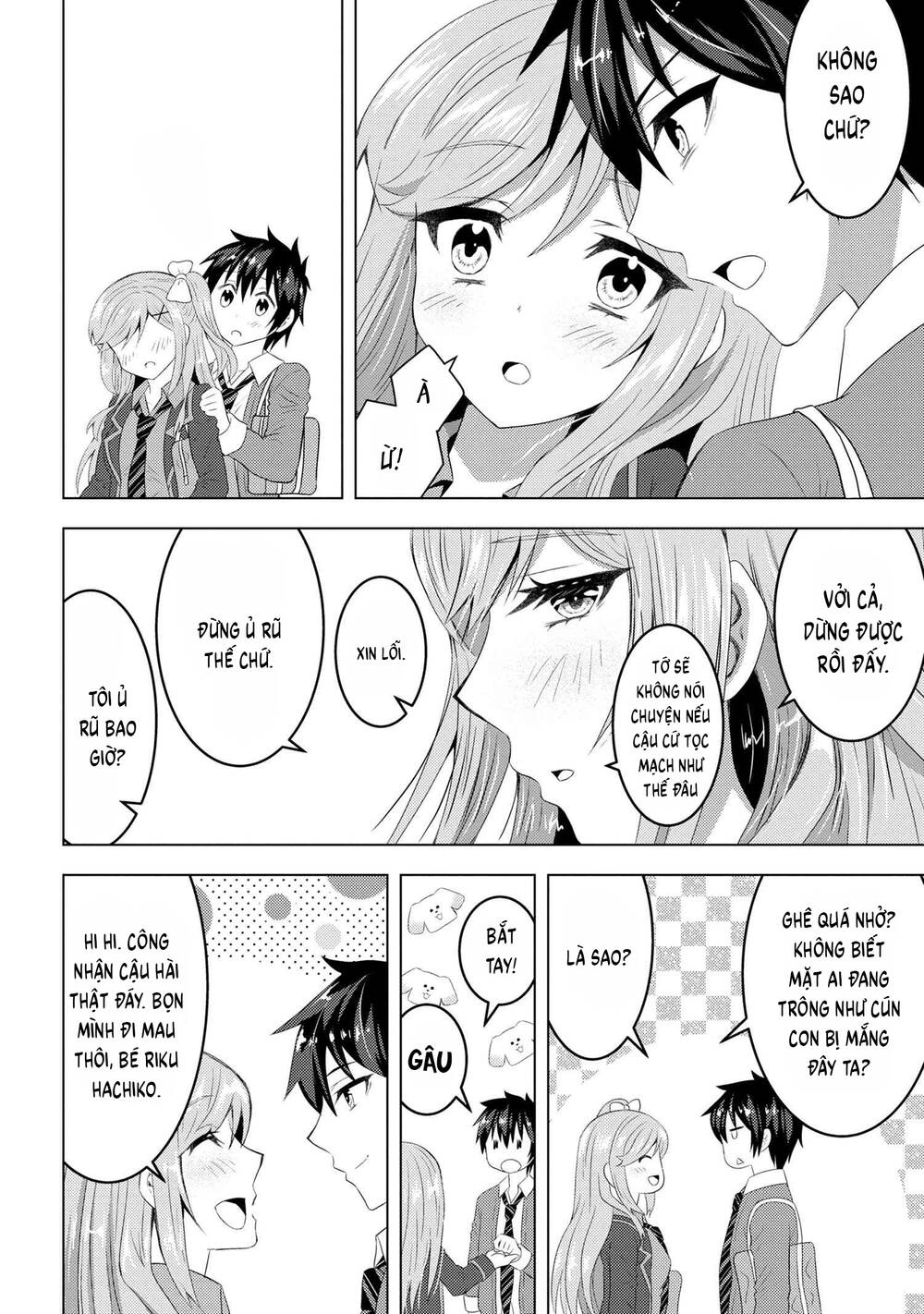 konbini goutou kara tasuketa jimi tenin ga, onaji kurasu no ubude kawaii gyarudatta chapter 4 - Trang 2