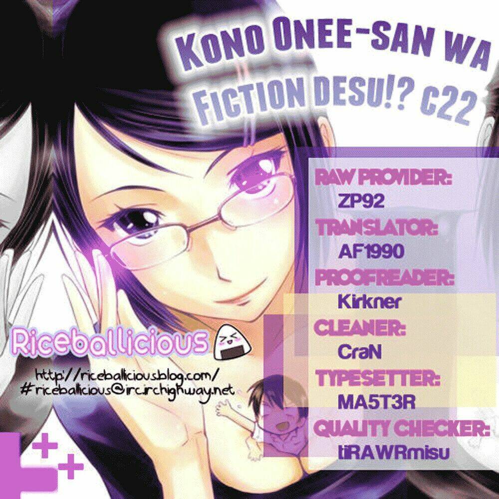 Kono Oneesan wa fliction desu!? Chapter 22 - Trang 2