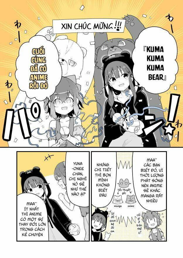 kuma kuma kuma bear chapter 39.5: quảng cáo anime gấu - Trang 2