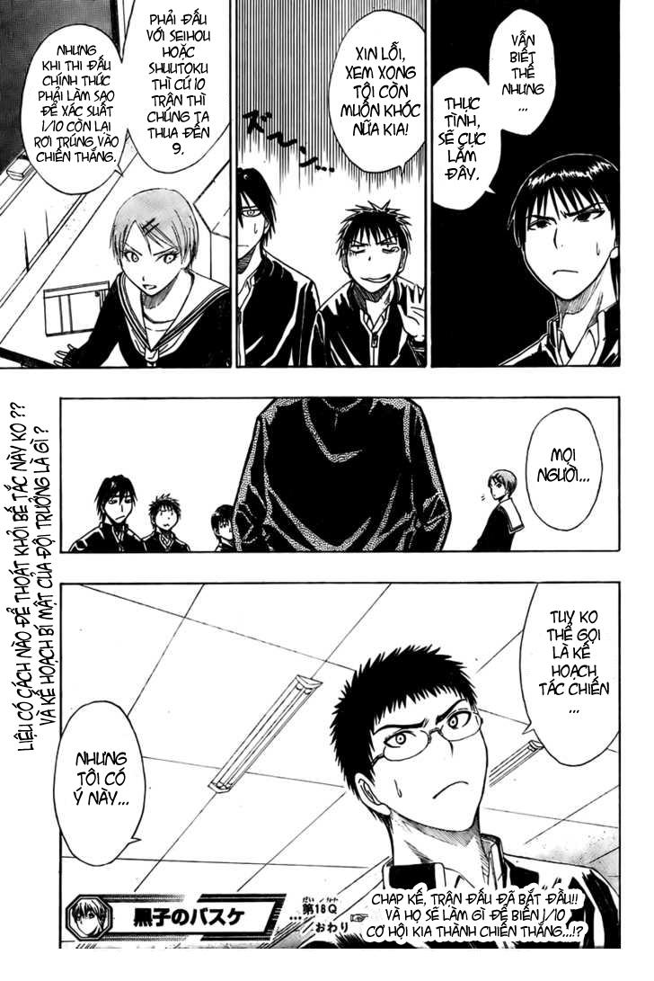 kuroko no basuke Chapter 18 - Next Chapter 19