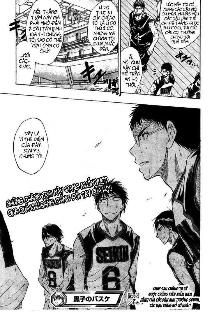 kuroko no basuke Chapter 22 - Next Chapter 23