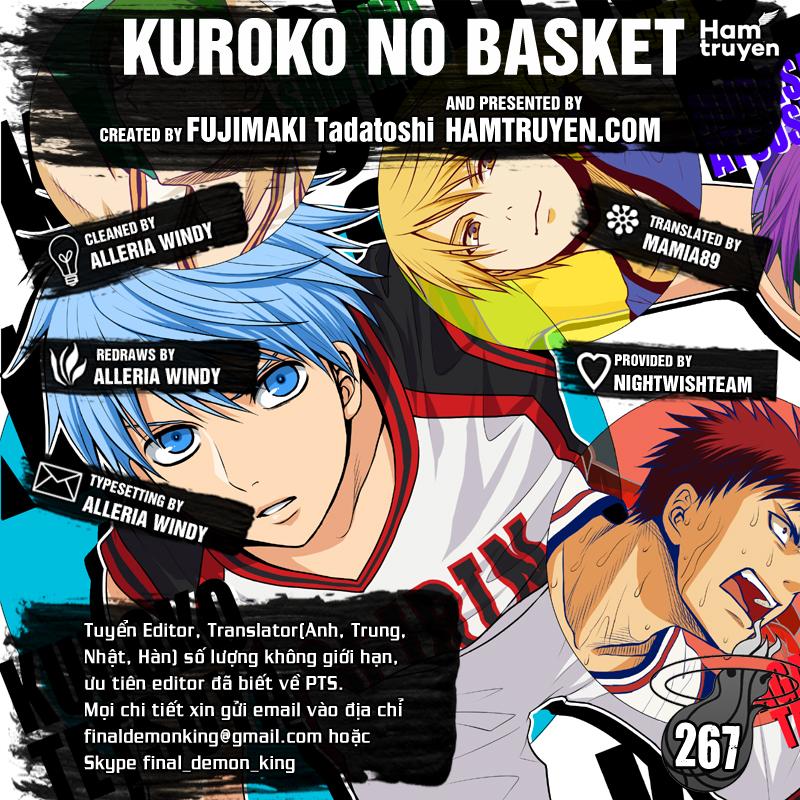 kuroko no basuke 267 - Next 268