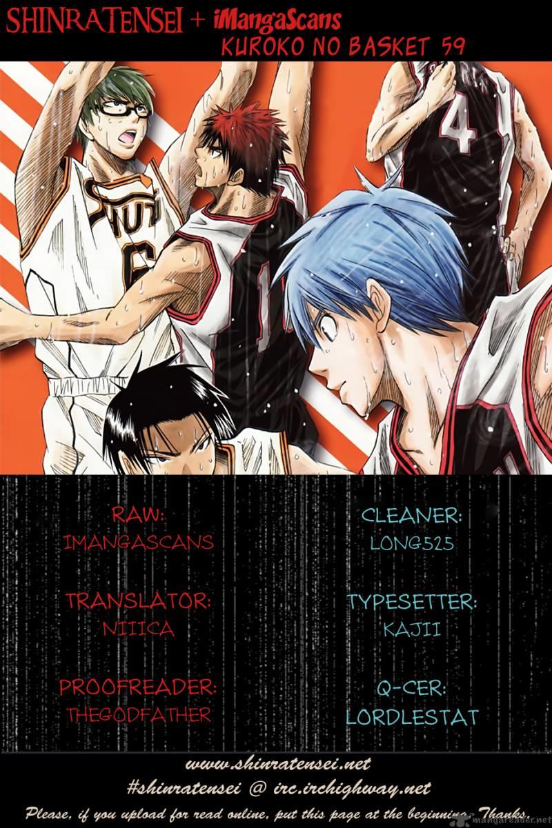 kuroko no basuke Chapter 59 - Next Chapter 60