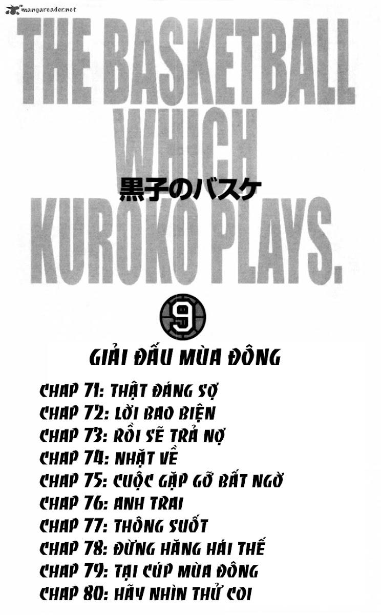 kuroko no basuke Chapter 71 - Next Chapter 72