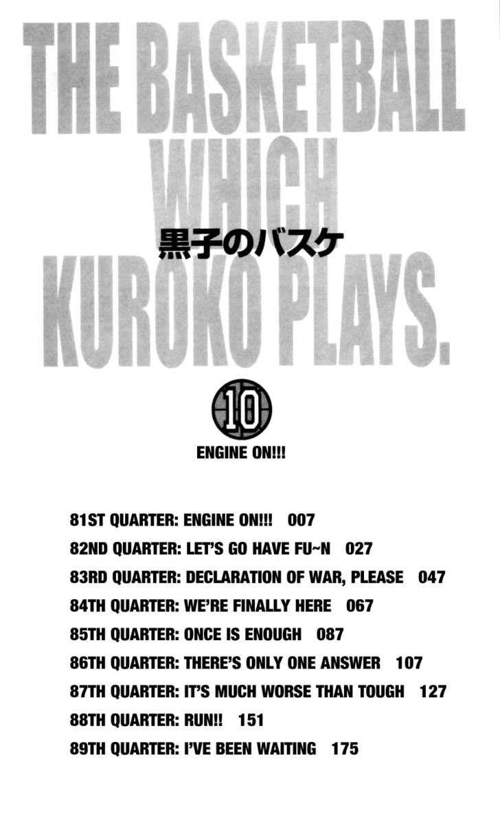 kuroko no basuke Chapter 81 - Next Chapter 82