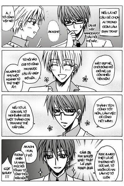 Kuroko – Tuyển Thủ Vô Hình: Akakise Short Doujinshi Chapter 16 - Next Chapter 17