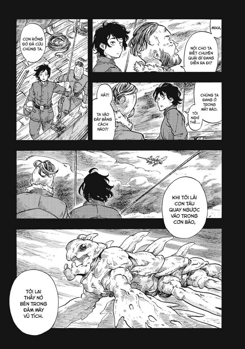 kuutei dragons chapter 30: vượt qua cơn bão - Next chapter 31: cuộc ẩu đả và món carpaccio làm từ kraken