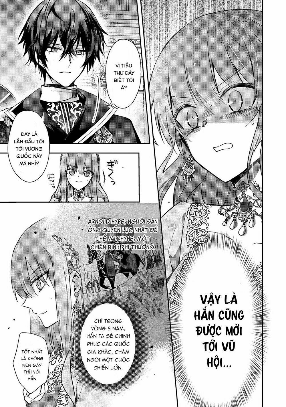 loop 7-kaime no akuyaku reijou wa, moto tekikoku de juukimama na hanayome seikatsu o mankitsu suru chapter 1 - Trang 2