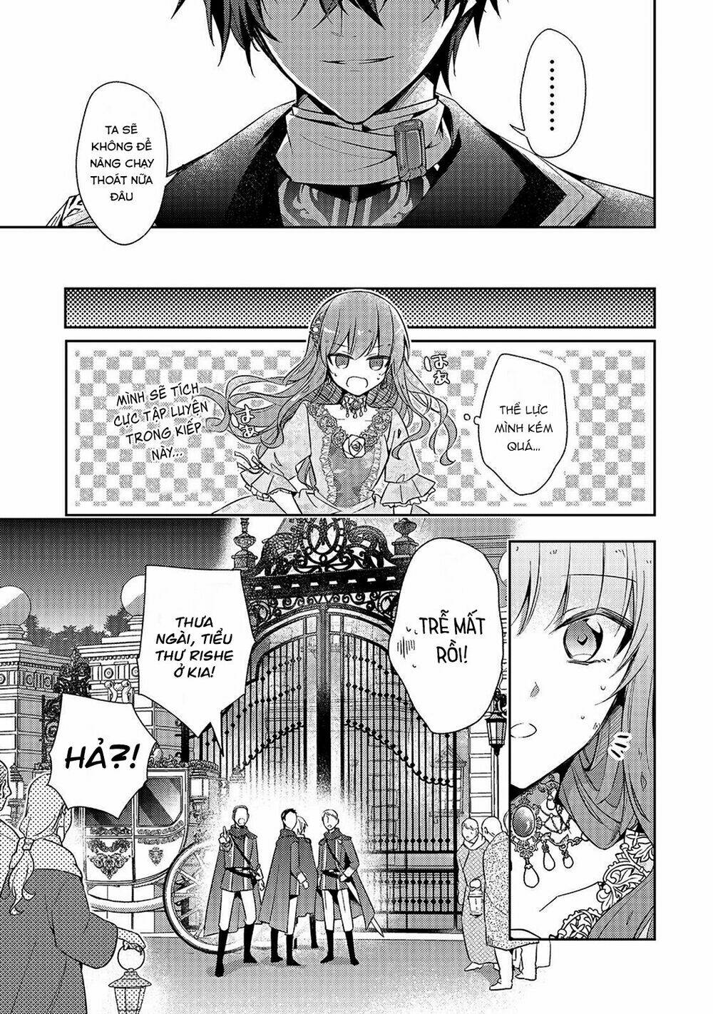 loop 7-kaime no akuyaku reijou wa, moto tekikoku de juukimama na hanayome seikatsu o mankitsu suru chapter 1 - Trang 2