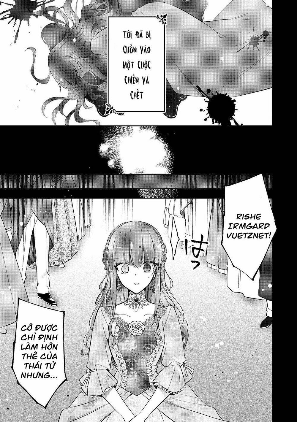 loop 7-kaime no akuyaku reijou wa, moto tekikoku de juukimama na hanayome seikatsu o mankitsu suru chapter 1 - Trang 2