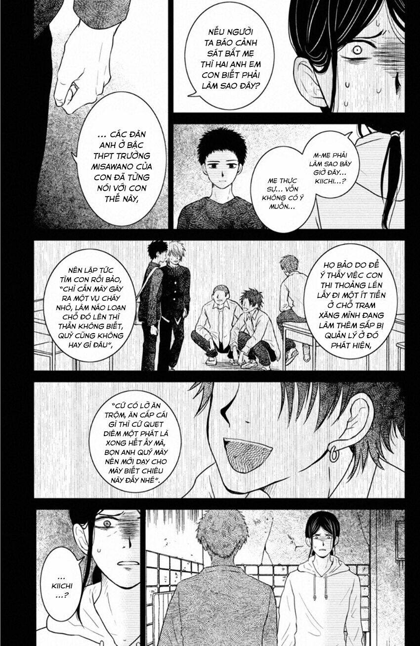 lửa thiêu nhà mitarai chapter 35: thế giới méo mó - Next chapter 36: dù không thể tin