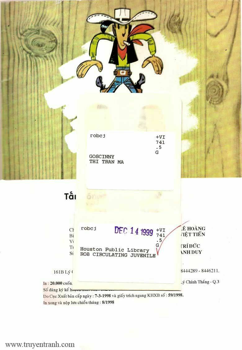 lucky luke chương 13 - Next chương 14