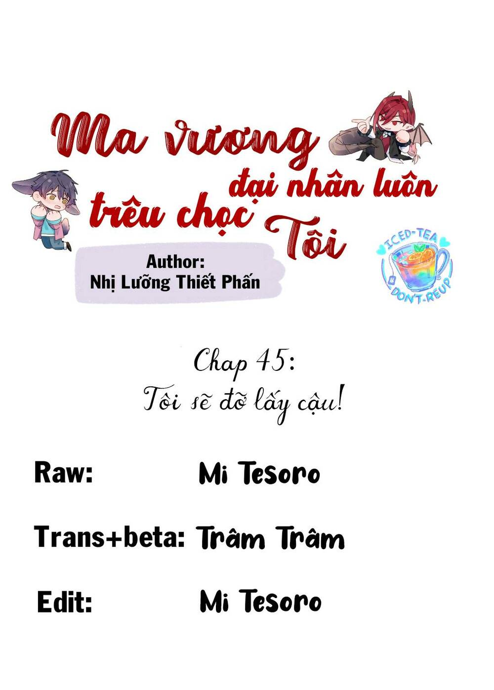 ma vương đại nhân luôn trêu chọc tôi chapter 45 - Trang 2