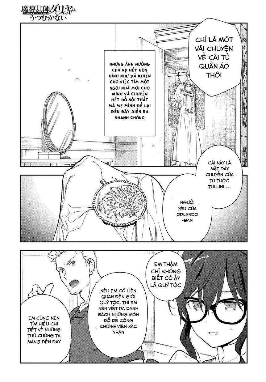 Madougushi Dahliya Wa Utsumukanai ~Kyou Kara Jiyuu Na Shokunin Life~ Chapter 3 - Trang 2