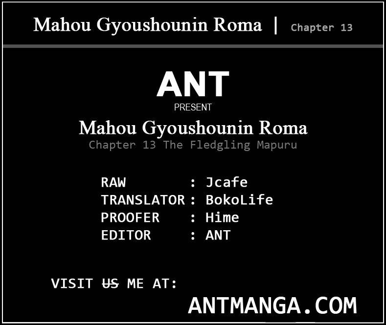 Maho Gyoshonin Roma Chapter 13 - Trang 2