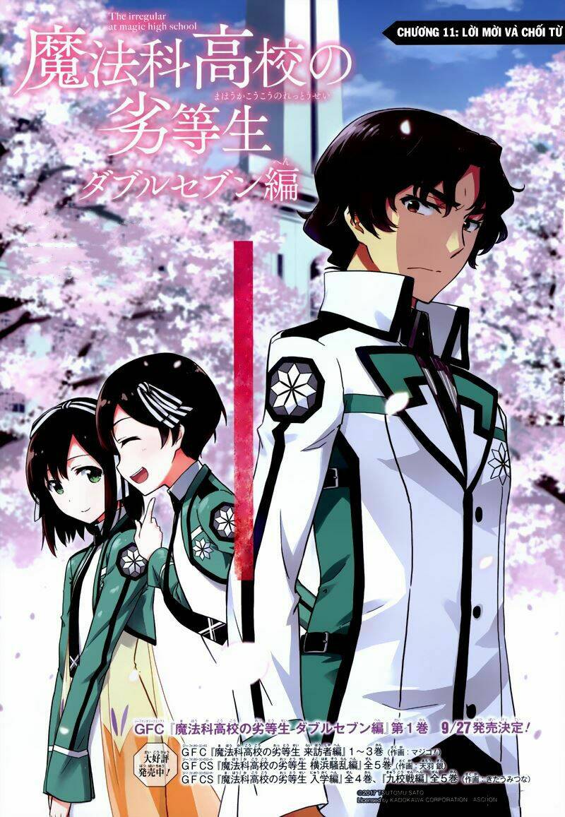 Mahouka Koukou No Rettousei - Double Seven Hen Chapter 11 - Trang 2