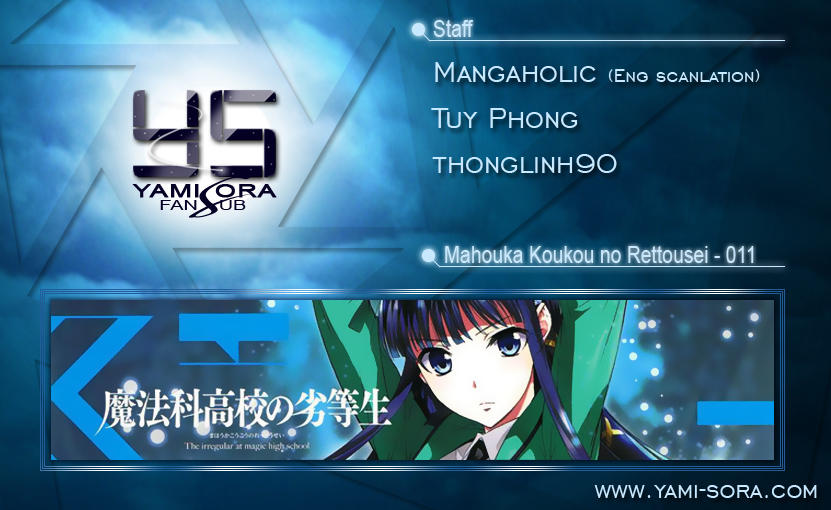 mahouka koukou no rettousei - nyuugaku hen chương 11 - Next chương 12