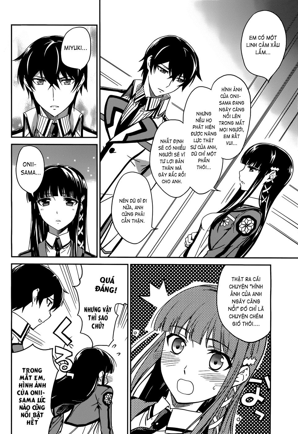 mahouka koukou no rettousei - nyuugaku hen chương 12 - Next chương 13