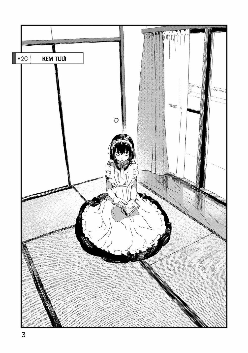 maid-san wa taberu dake chapter 21: kem tươi - Trang 2