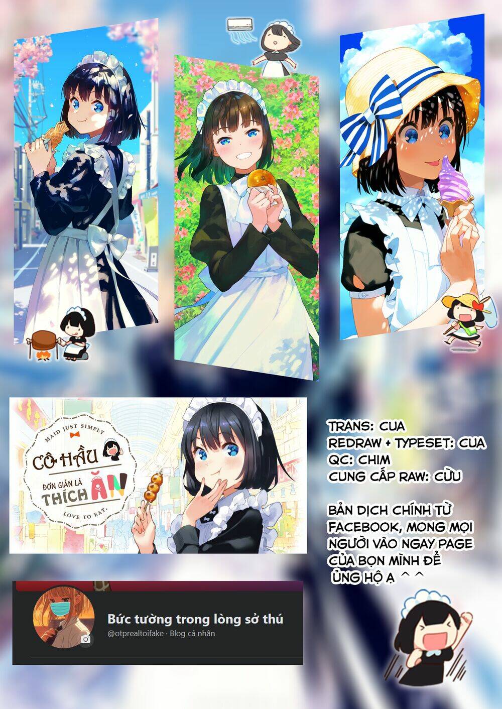 maid-san wa taberu dake chapter 21: kem tươi - Trang 2