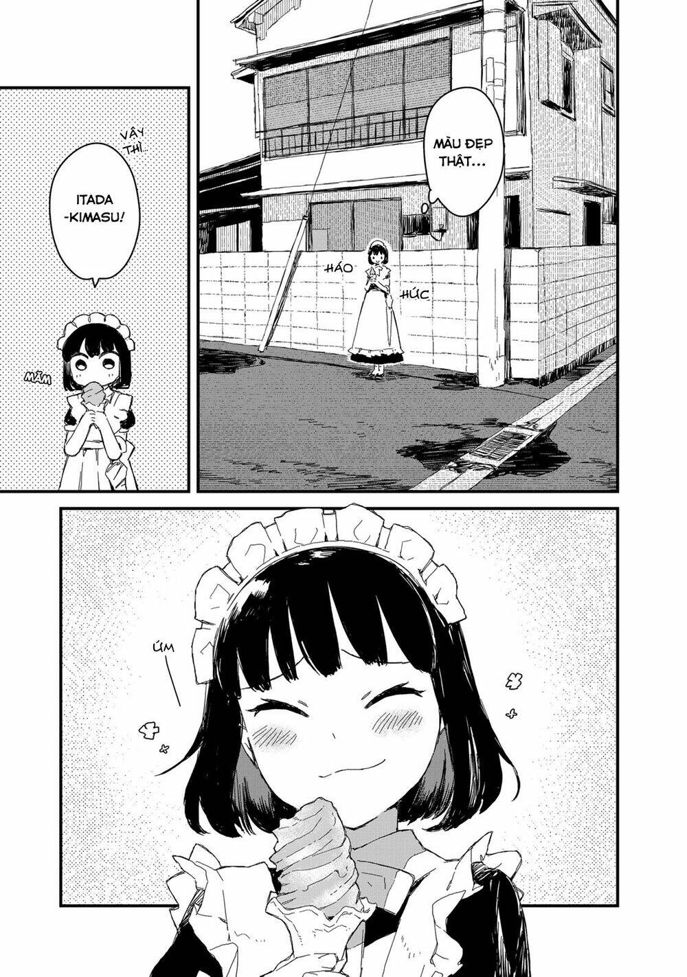 maid-san wa taberu dake chapter 21: kem tươi - Trang 2