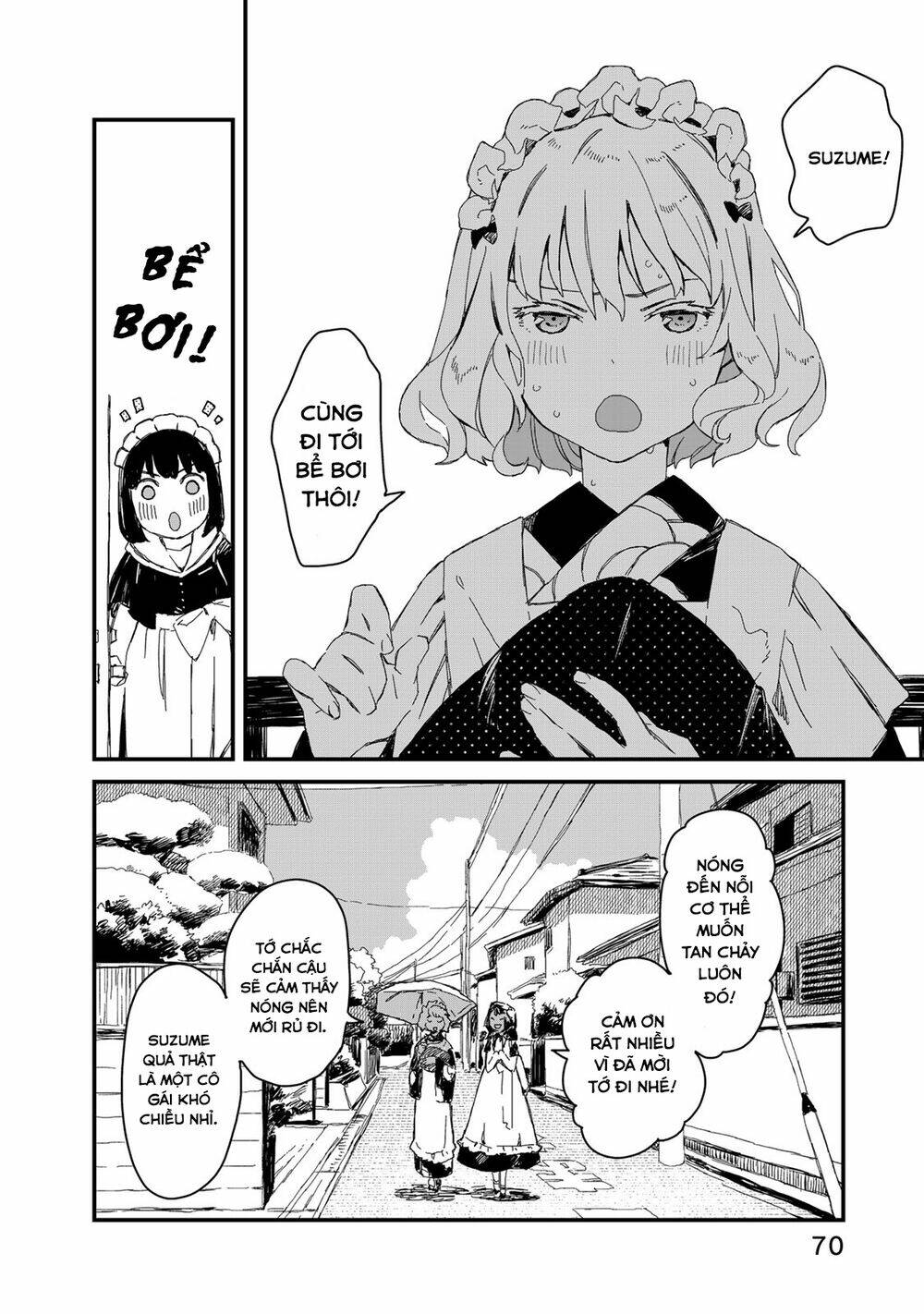 maid-san wa taberu dake chapter 26: Đá bào - Trang 2