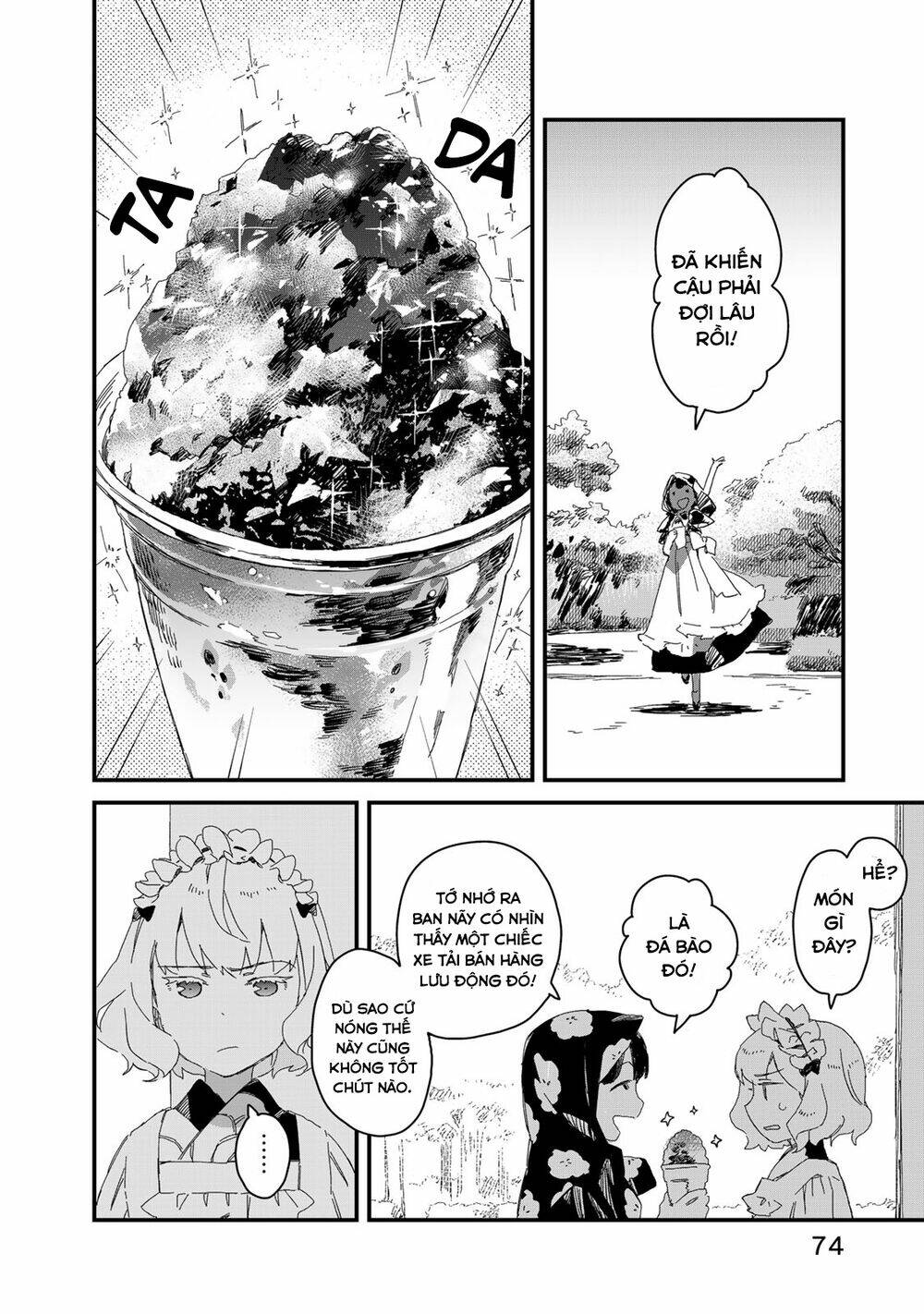 maid-san wa taberu dake chapter 26: Đá bào - Trang 2