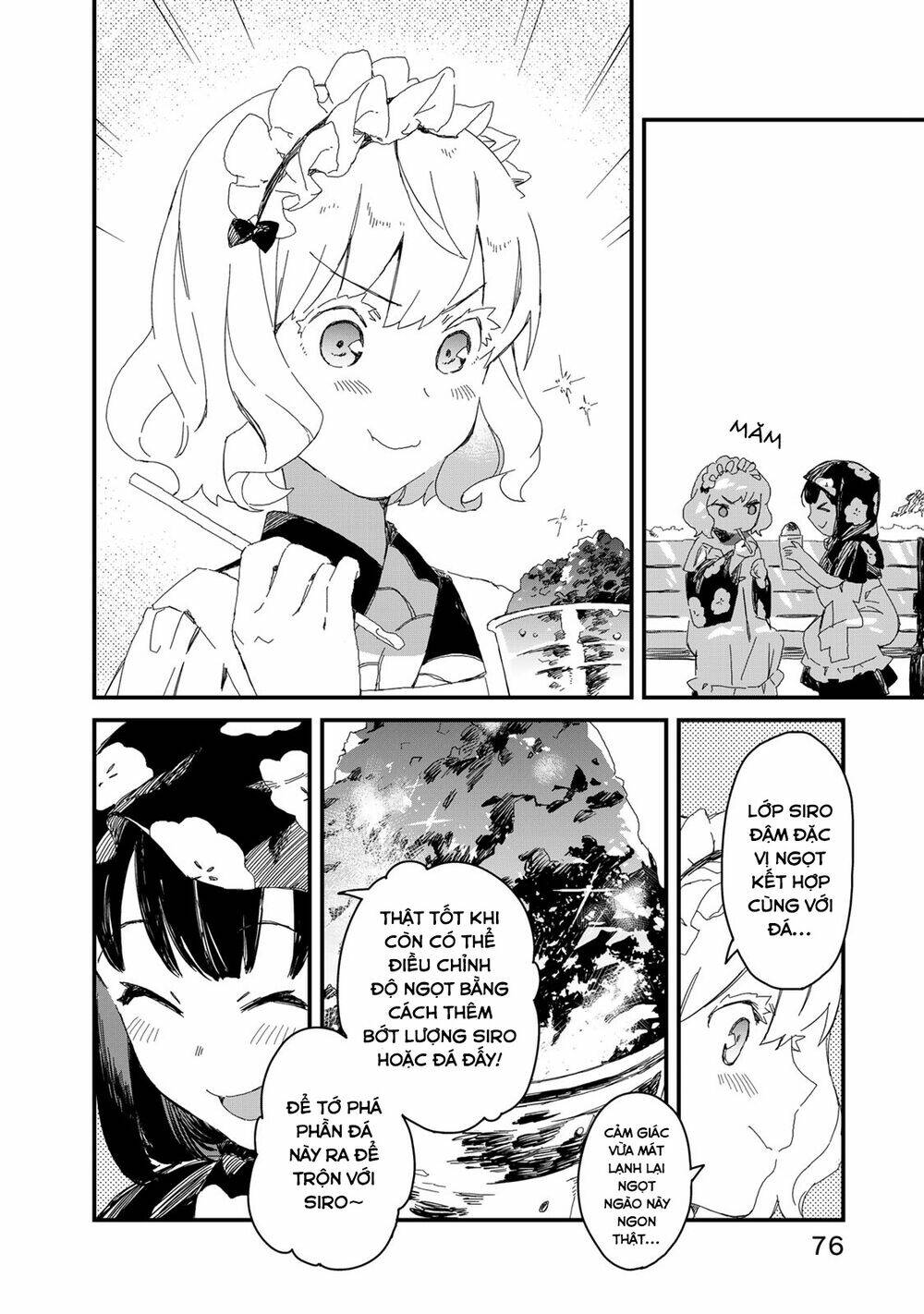 maid-san wa taberu dake chapter 26: Đá bào - Trang 2