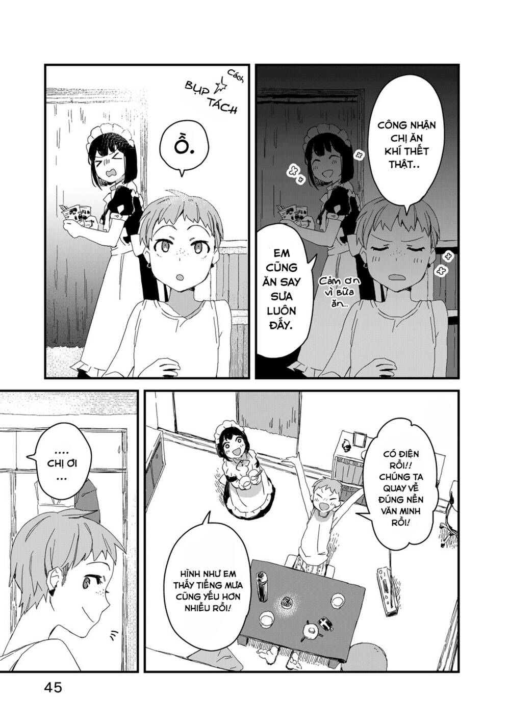 maid-san wa taberu dake chapter 33: mì ly - Trang 2