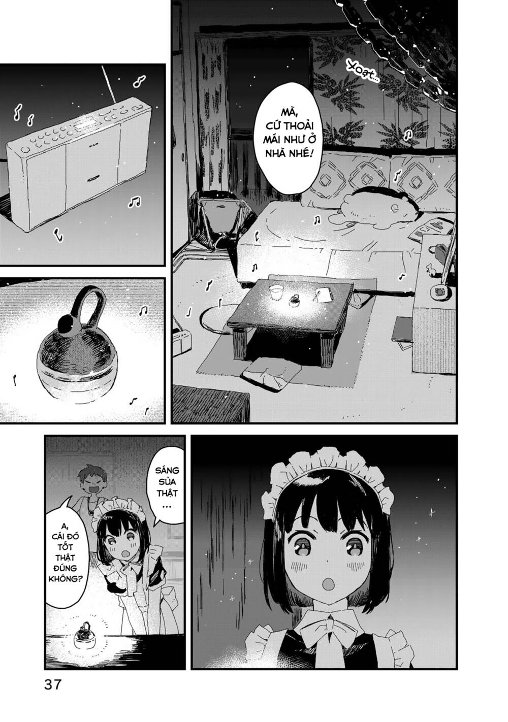 maid-san wa taberu dake chapter 33: mì ly - Trang 2