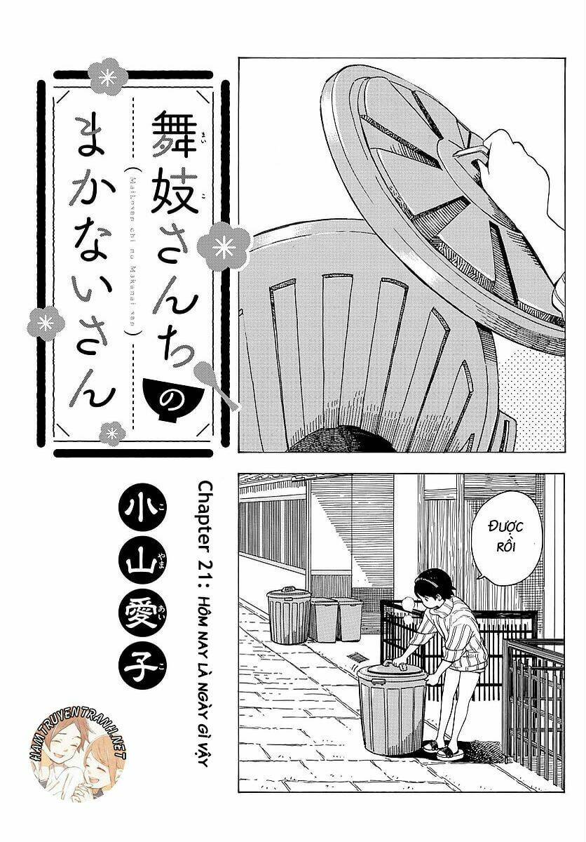 maiko-san chi no makanai-san chapter 21: hôm nay là ngày gì vậy 18/11/ - Next chapter 22: người báo tin