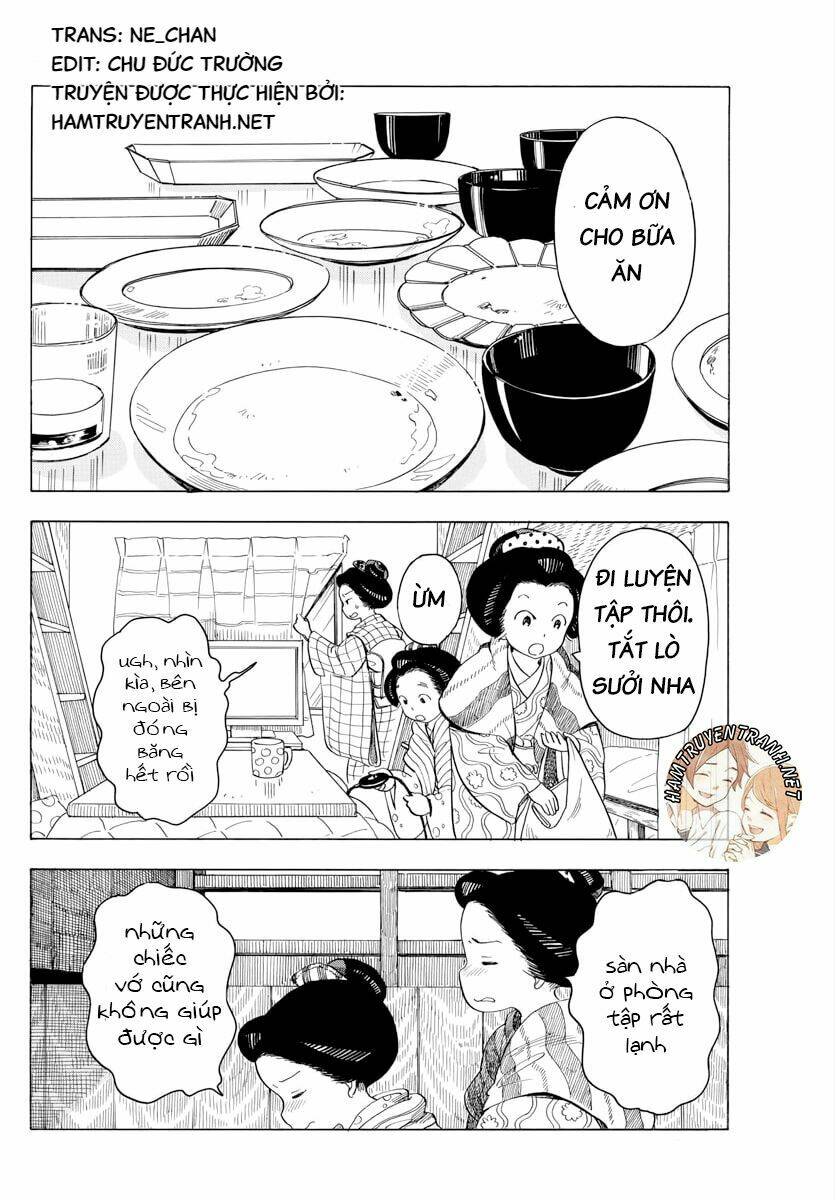 maiko-san chi no makanai-san chapter 44: một ngày lạnh giá - Next chapter 45: kiyo luôn bị vậy