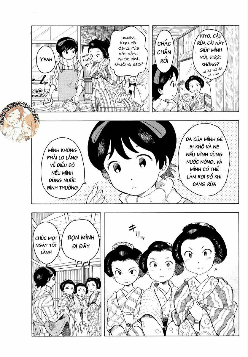 maiko-san chi no makanai-san chapter 44: một ngày lạnh giá - Next chapter 45: kiyo luôn bị vậy