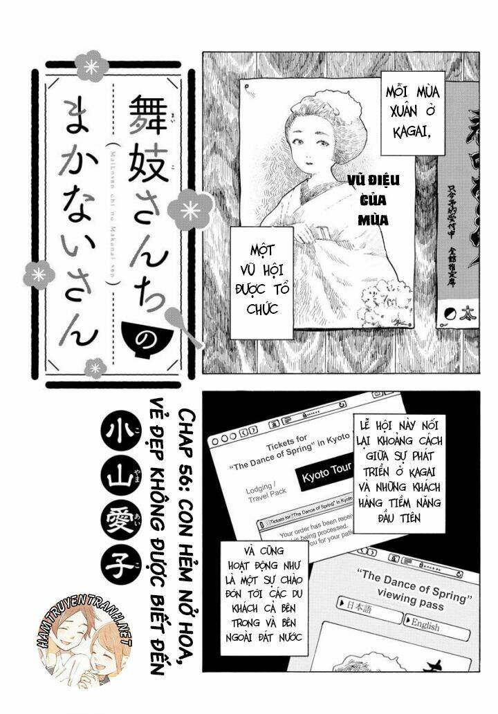 maiko-san chi no makanai-san chapter 56: com hẻm nở hoa, vẻ đẹp không được - Trang 2