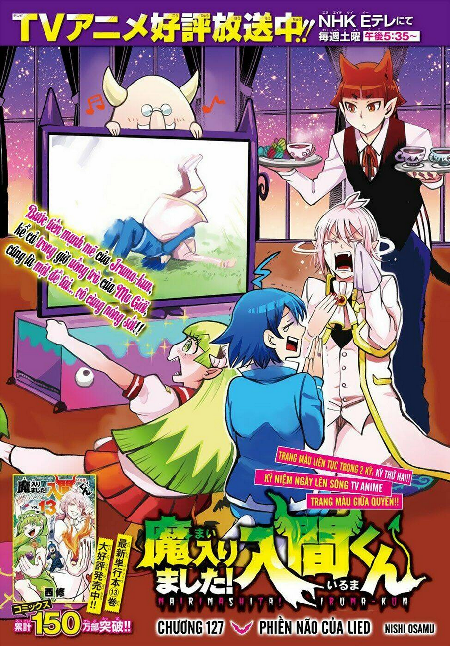 mairimashita! iruma-kun chapter 127: phiền não của lied - Next chapter 128: trái tim loạn nhịp