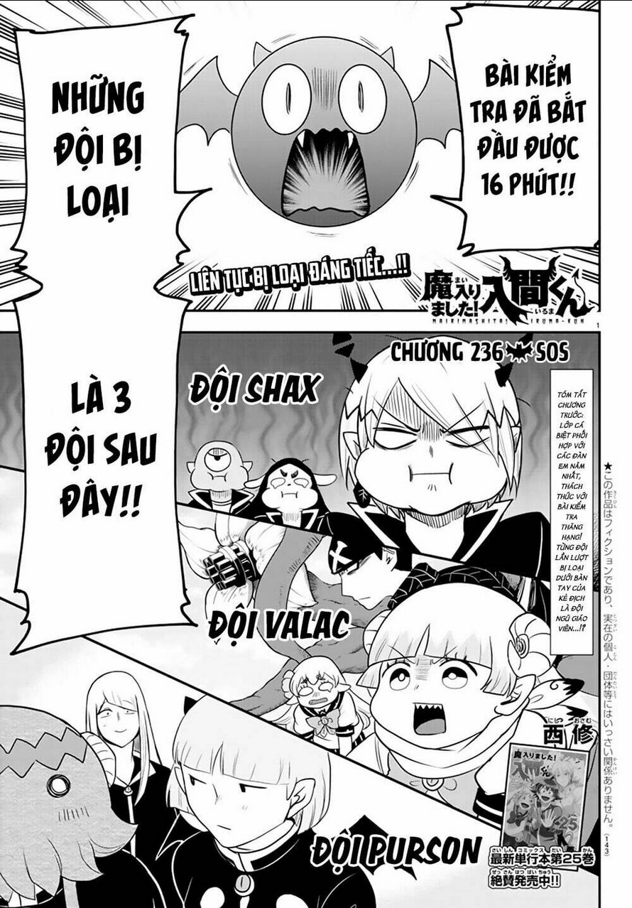 mairimashita! iruma-kun chapter 236: sos - Trang 2