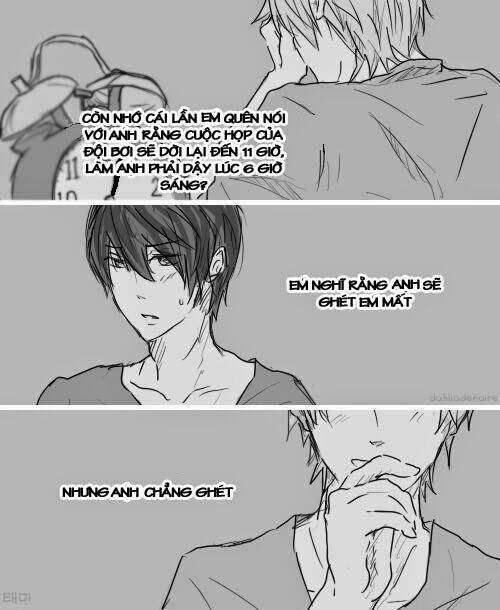 Makoharu Short Doujinshi_But You Didn't Chapter 1 - Trang 2