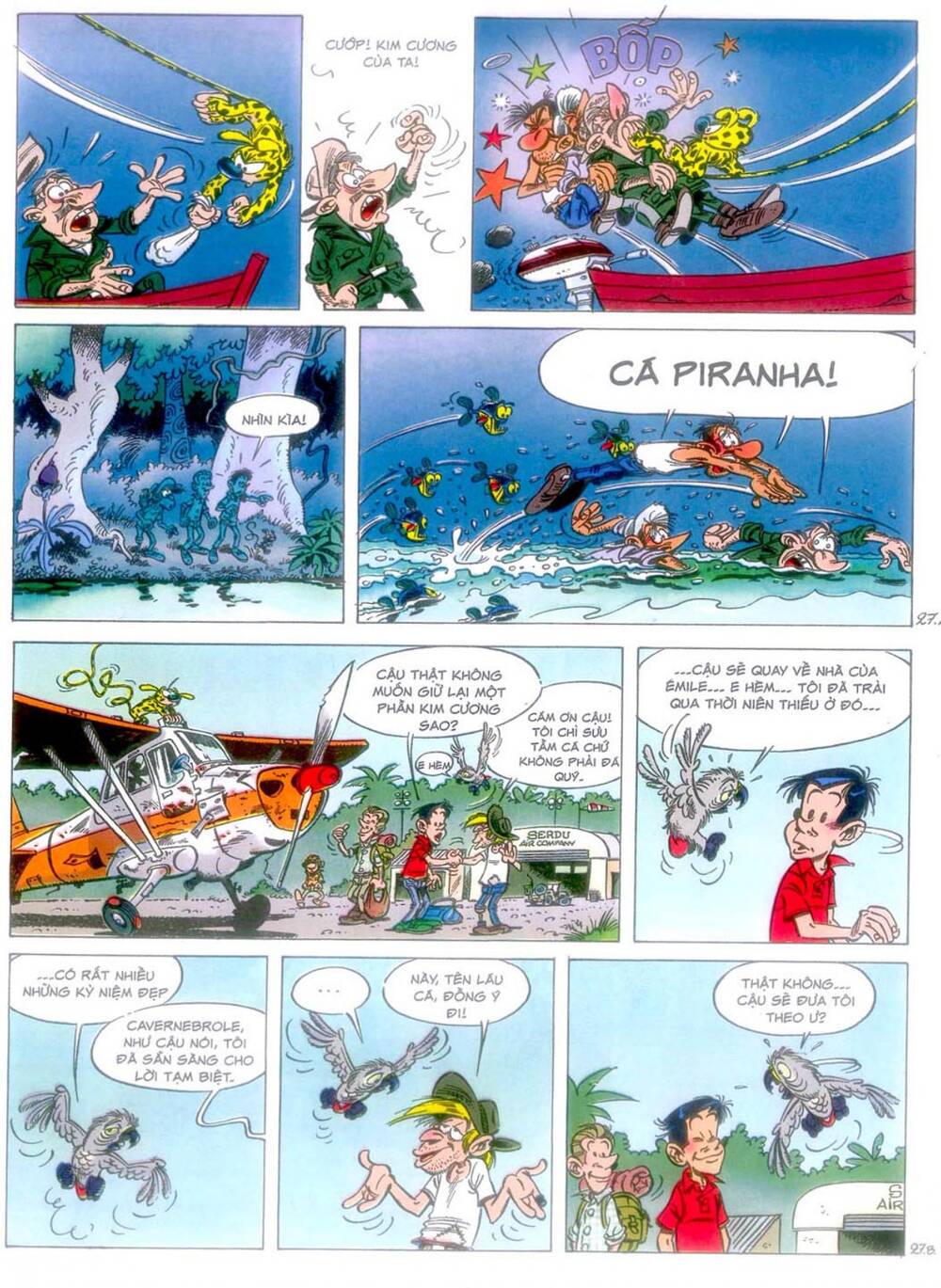 marsupilami chapter 10: - cuộc ẩu đả ở palombia - Trang 2