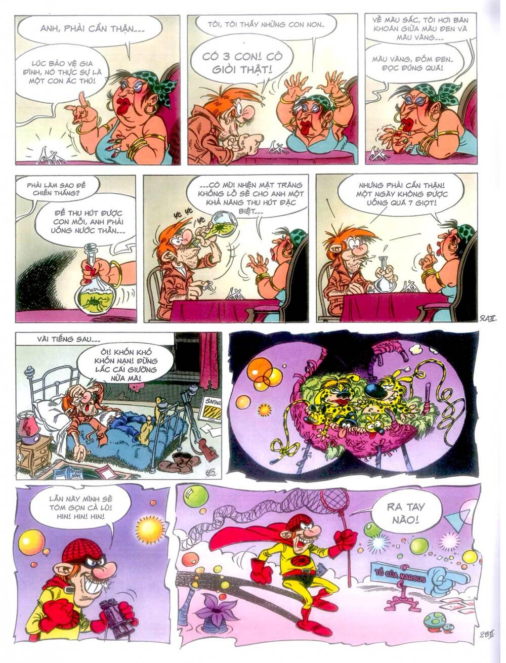 marsupilami chapter 10: - cuộc ẩu đả ở palombia - Trang 2