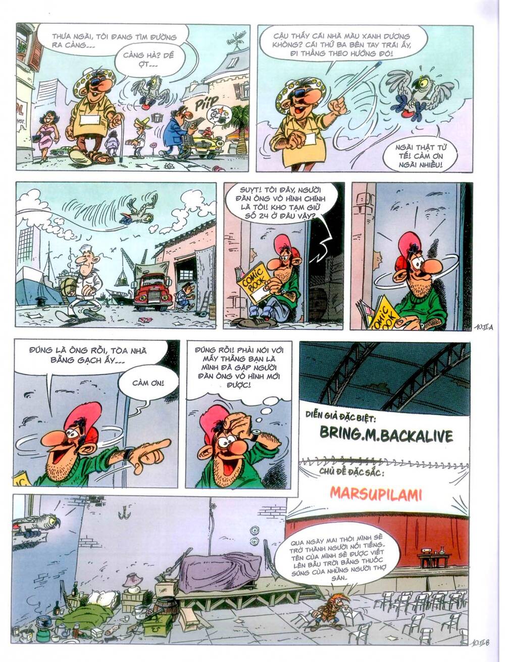 marsupilami chapter 10: - cuộc ẩu đả ở palombia - Trang 2