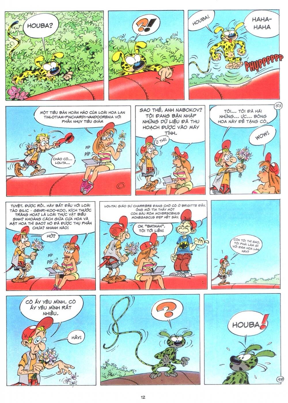 marsupilami chapter 9: - bươm bướm trên những ngọn cây - Next chapter 10: - cuộc ẩu đả ở palombia