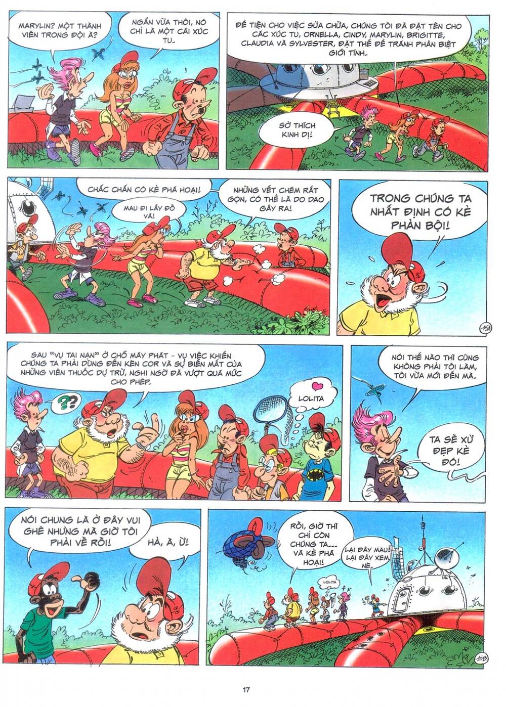 marsupilami chapter 9: - bươm bướm trên những ngọn cây - Next chapter 10: - cuộc ẩu đả ở palombia