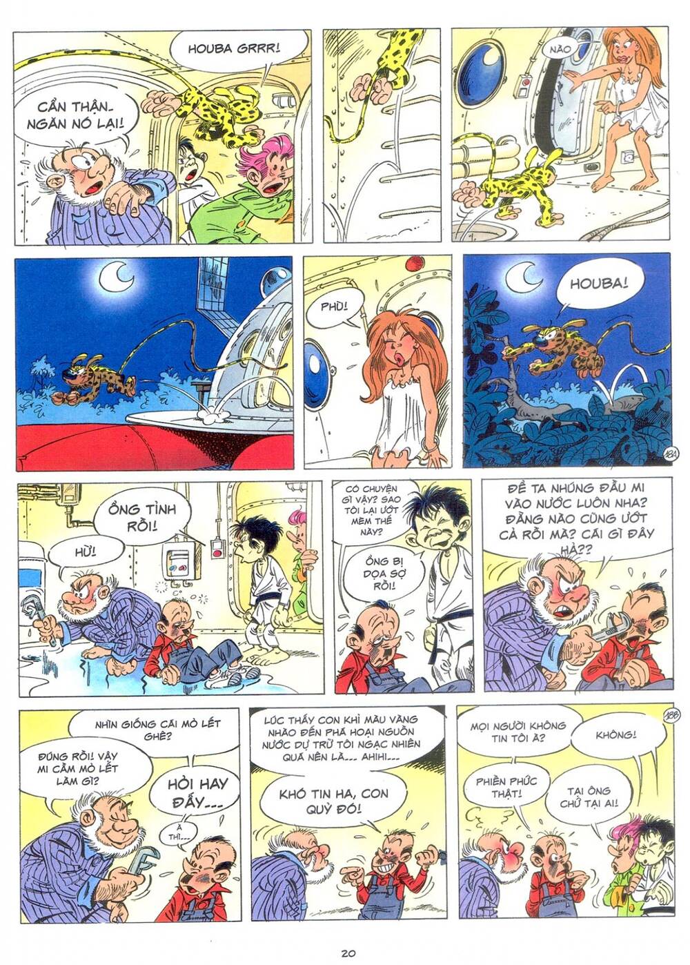 marsupilami chapter 9: - bươm bướm trên những ngọn cây - Next chapter 10: - cuộc ẩu đả ở palombia