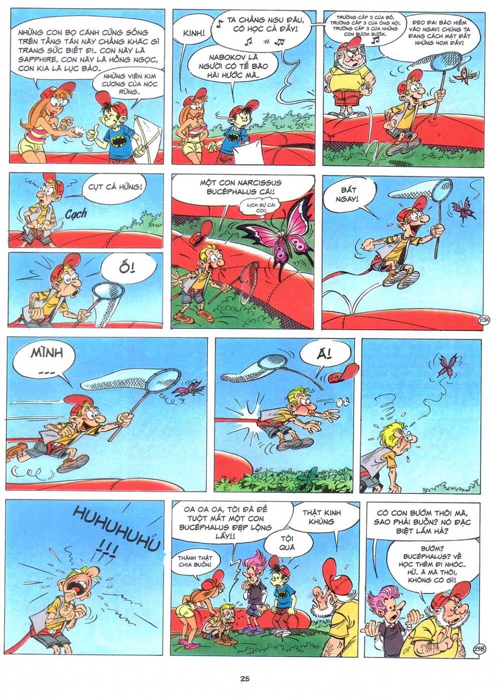 marsupilami chapter 9: - bươm bướm trên những ngọn cây - Next chapter 10: - cuộc ẩu đả ở palombia