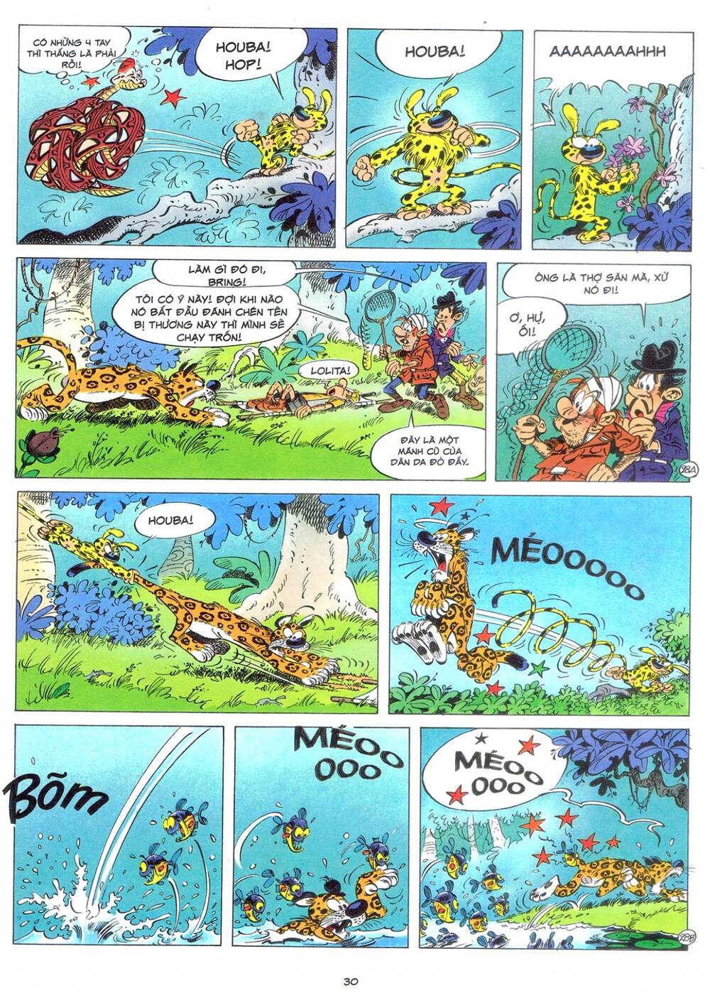 marsupilami chapter 9: - bươm bướm trên những ngọn cây - Next chapter 10: - cuộc ẩu đả ở palombia