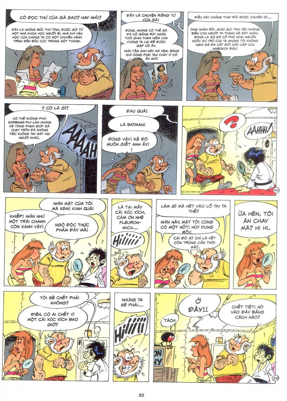 marsupilami chapter 9: - bươm bướm trên những ngọn cây - Next chapter 10: - cuộc ẩu đả ở palombia