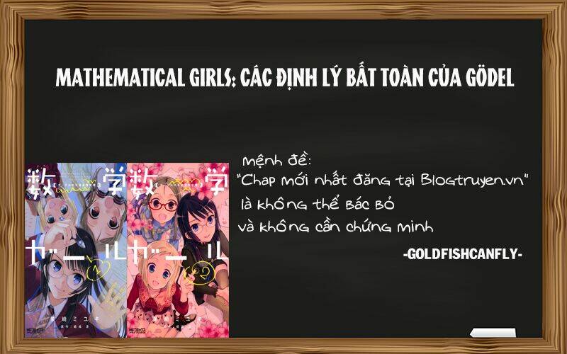 mathematical girls: các định lý bất toàn của gödel chapter 1: - Định lý mèo - thỏ - Trang 2