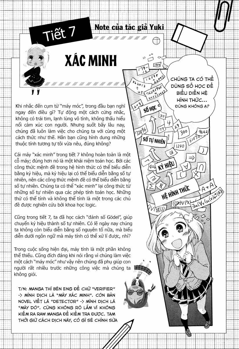 mathematical girls: các định lý bất toàn của gödel chapter 7: - chocolate xác minh - Next chapter 8: leo thang xoắn ốc