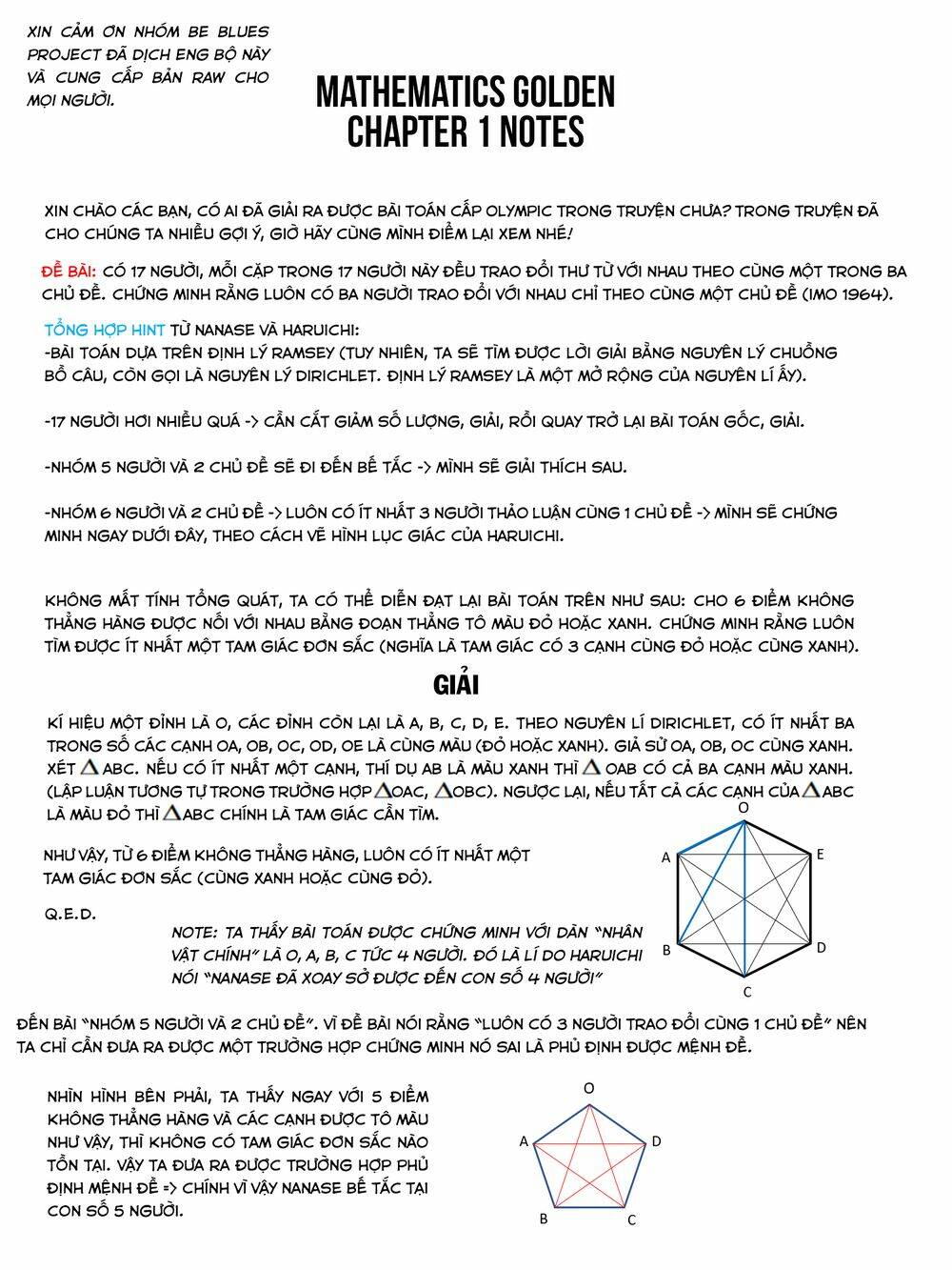 mathematics golden chapter 1: - trai gái cuồng toán học - Next chapter 2: - yakiniku, cái cốc, và bánh donut